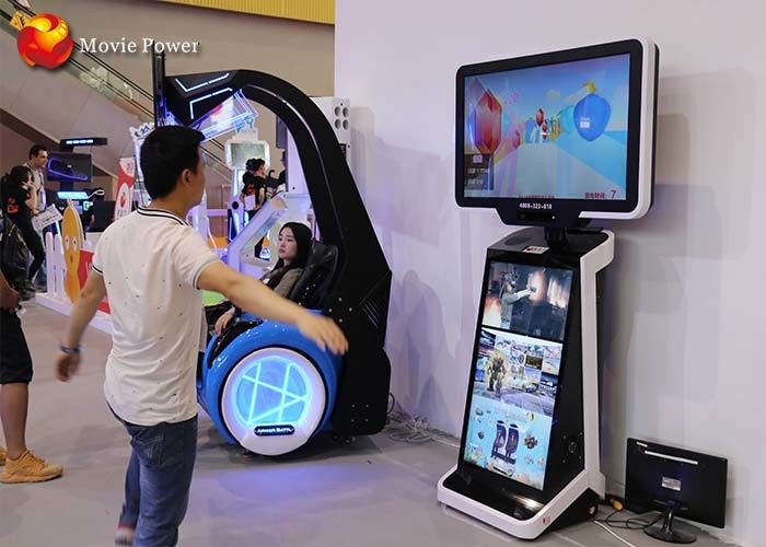 Proprioceptive 9D Vr Amusement Park Game / Virtual Reality Treadmill
